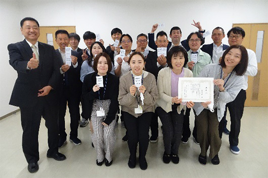 本社営業部が売上げ新記録達成