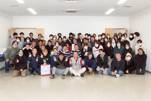 年末恒例の納会とお歳暮抽選会