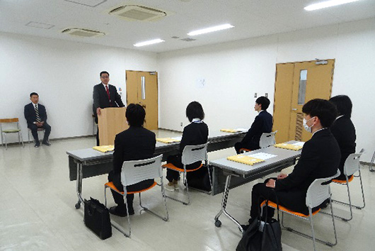 千代田セールズ社　2025年度入社式