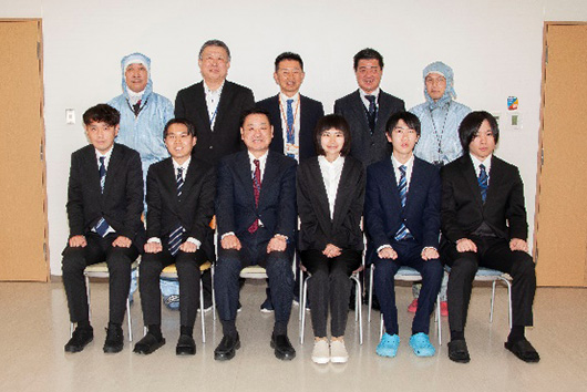 千代田セールズ社　2025年度入社式